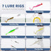 Fishing Lures, Tackle Box with Tackle Included, Crankbaits, Soft Plastic Baits, Hooks, Weights & Fishing Accessories, Freshwater Fishing Gear Kit for Bass, Trout, Walleye & Beginners