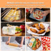4PCS Griddle Accessories Set - BBQ Blanket for Resting Meat, Meat Resting Blanket with Stainless Steel Griddle Spatula &