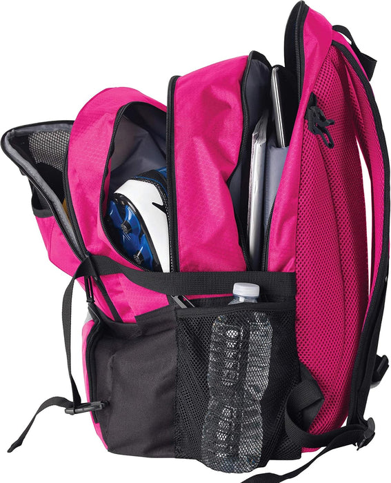 Team Sports Backpack with Ball & Cleat Compartments — Pink