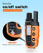 Dog Shock Collar - 3300Ft Dog Training Collar with Remote for 5-120lbs Small Medium Large Dogs Rechargeable Waterproof e Collar with Beep (1-8), Vibration(1-16), Safe Shock(1-99) (Orange)