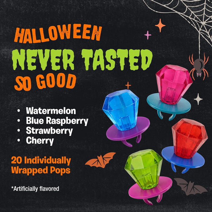 Halloween Candy Lollipops, 20 Count, Assorted Flavor Party Favors