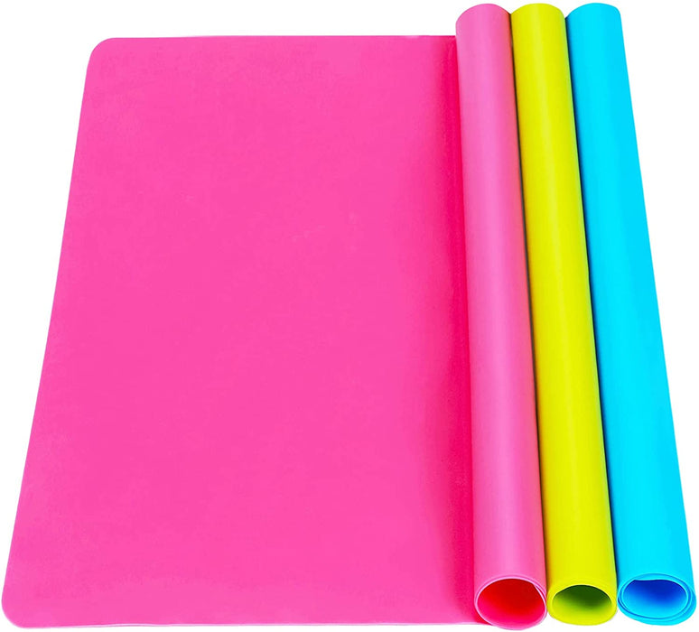 3 Pcs Silicone Mats Sheets Silicone Mats for Crafts Resin Jewelry Molds