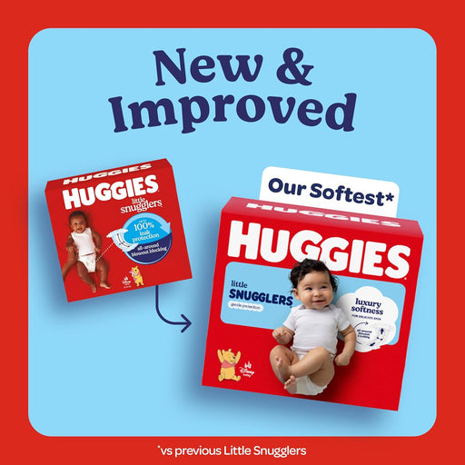 Little Snugglers Newborn Diapers, 31 Count