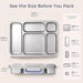 Stainless Steel Lunch Box, Dark Blue, 1100 ml/37 oz