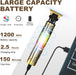 Professional Hair Trimmer for Men, Cordless Rechargeable Beard Trimmer Hair Clippers for Men, Metal Body Cutting Groomin