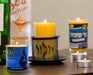 1 Day Yahrzeit Candle - 6 Pack - 24 Hour Kosher Yahrtzeit Memorial and Yom Kippur Candle in Tin Cup Holder