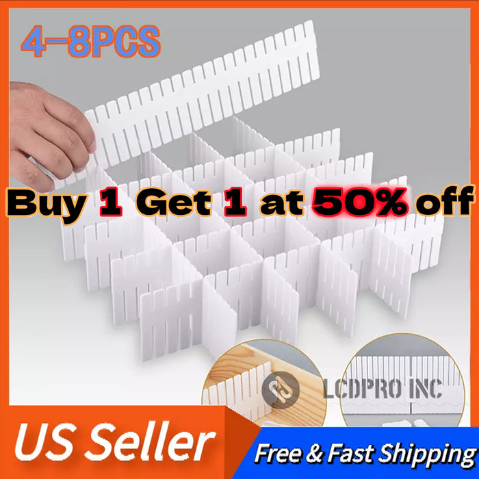 Adjustable Grid Drawer Divider Set