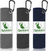 3 Pack 16" X 16" Golf Towels for Golf Bags,3 Stain-Resistant Colors