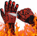 BBQ Gloves, 1472°F Heat Resistant with Silicone Grip Oven Mitts