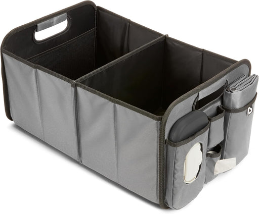 Out-n-About Trunk Organizer for SUVs and Cars with Portable Changing Pad and Wet Baby Wipes for Diaper Changes On-the-Go