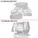 For Land Rover Defender 110 130 2004-2022 Car Front Windshield Full Window Glass Sun Protection Parasol Car Accessories