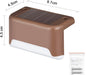 Solar Deck Lights Outdoor 16 Pack,Step Light Waterproof,Warm White