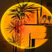 Sunset Lamp Projector,180 Degree Rotation Sun Projection Light