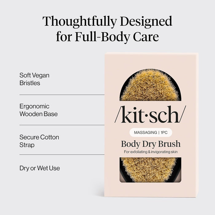 Dry Brushing Body Brush for Lymphatic Drainage