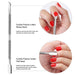 Cuticle Trimmer with Pusher and Cutter,Silver