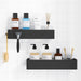 Shower Caddy Adhesive, Stylish Shower Organizer, Large, Black