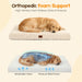 Orthopedic Dog Bed for Large Dog, Waterproof Washable Pet Bed for Crate