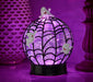 7" Illuminated Halloween Glitter Sphere by Valerie