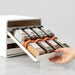 SpiceStack® Adjustable Spice Rack Organizer, Pull-Down 24-Bottle Seasonings and Spices Holder for Kitchen Cabinet and Pantry Organization with 104 Included Labels