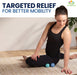 Physical Massage Therapy Ball Set - Ideal for Yoga, Deep Tissue Massage, Trigger Point Therapy and Myofascial Release Ph
