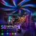 Dual Lens Galaxy Star Projector, Aurora Night Light for Bedroom