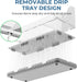 Bathroom Counter Organizers and Storage with 3 PCS Qtip Holder (White)