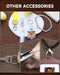 325PCS  Keychain Making Kit - Silver Keychain Clips with Key Rings