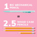 Xtra-Smooth Pastel Mechanical Pencils, Medium Point, 0.7mm, 24-Count