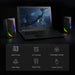 GS510 RGB Wired Desktop Speakers, 2.0 Channel Stereo Sound, Black