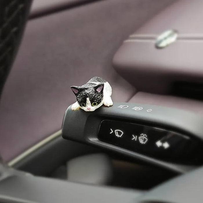 Mini Cute Cat Car Dashboard Accessories, Car Rearview Mirror Decorations