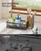 Sponge Holder for Kitchen Sink, Sink Caddy with Stone Drying Mat