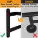 Double Towel Bar, 24Inch Towel Rack for Bathroom, Stainless Steel Double Bath Towel Bar, Wall Mounted Towel Holder, Double Towel Rod Towel Rail Hanger for Wall, Kitchen (Matte Black)