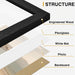 5x7 Picture Frames Set of 10 for Wall or Tabletop Display, Black