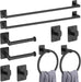10-Piece Bathroom Accessories Set, 24 inch Towel Bar