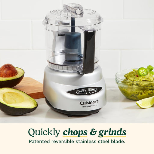 Mini Food Processor, Reversible Blade, 3-Cup Capacity