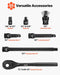 1/2" Drive Impact Socket Set 65 Piece, 3/8" to 1-1/4" and 10-24mm