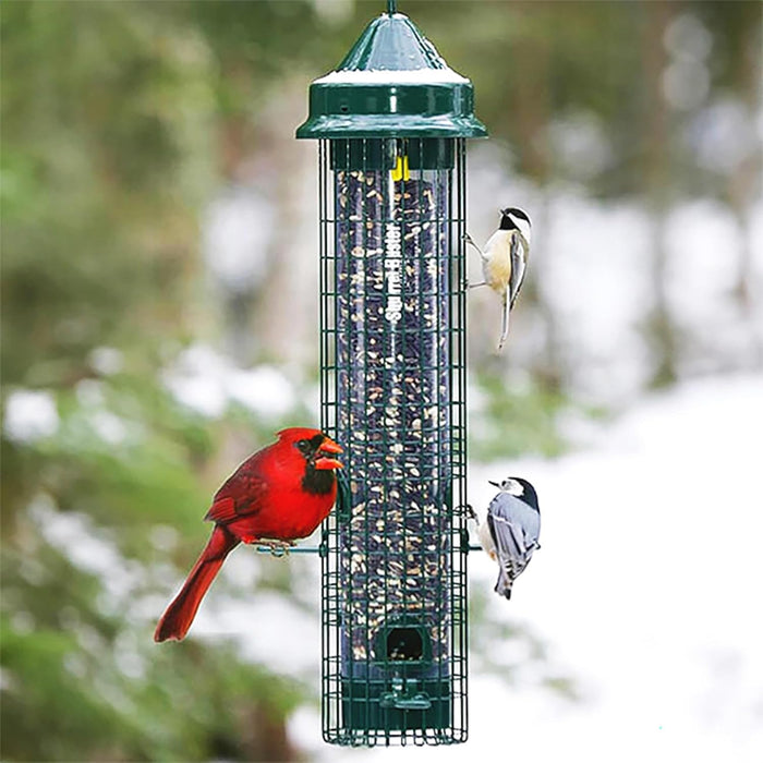 Classic Squirrel-proof Bird Feeder w/4 Feeding Ports, 2.4-pound Seed Capacity