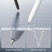 Gel Pens, 6 Pcs Retractable Quick Dry Black Ink Pen, 0.5mm Fine Point