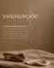 Sandalwood Incense Sticks, Pack of 50, 100% Natural Plant-Based, Crafted for Meditation, Yoga & Daily Rituals, Warm Crea