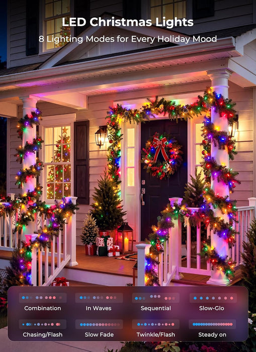 Multicolor Christmas Lights, 32FT 100Count LED Mini String Lights