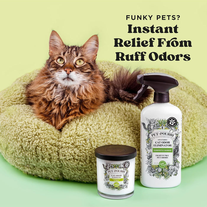 Pet-Pourri Smell Ya Litter Cat Litter Deodorizer Spray, Bamboo 10 Ml