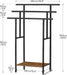 39.4" Freestanding Towel Rack for Bathroom, Blanket Rack with Shelf