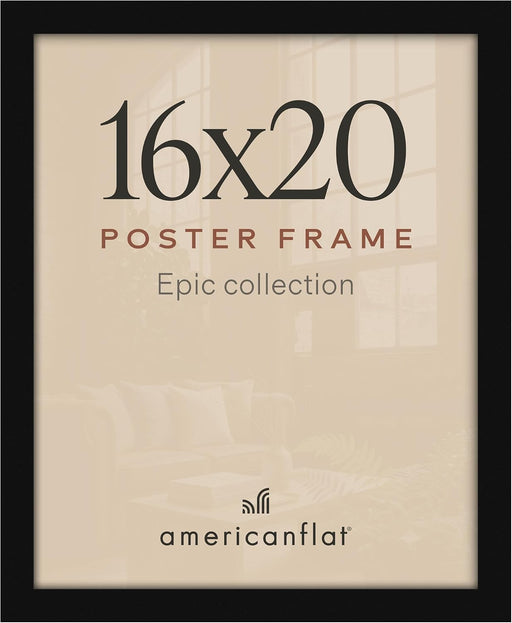 16x20 Poster Frame - Engineered Wood - Black