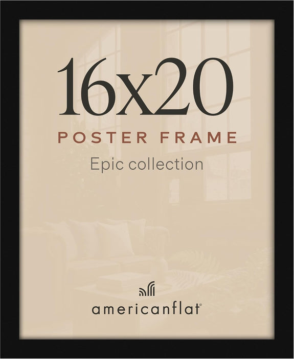16x20 Poster Frame - Engineered Wood - Black