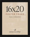 16x20 Poster Frame - Engineered Wood - Black