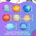 8pcs Planet Paper Lanterns, 12 Inch Outer Space Party Decorations