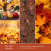 Fall Wax Melts - Harvest Home 4-Pack – Long Lasting Wax Cubes with Strong Scent for Warmers – Includes Warm Apple Pie, Vanilla Pine, Fallen Leaves & Feelin Cozy - 10oz (24-Cubes)