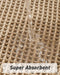 Upgraded Waffle Bath Mat Ultra Absorbent Non Slip Bathroom Mat, 17" x 24"