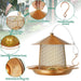 Bird Feeder, Wild Bird Feeders, Metal Lantern-Shaped