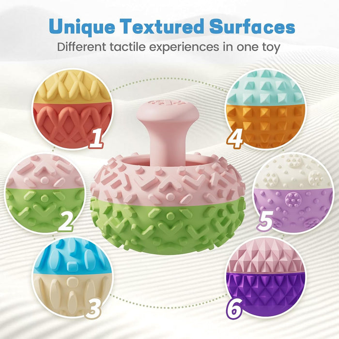 Fidget Toys for Adults, 6PCS Sensory Thumb Rocker, Textured Fidget Gadgets